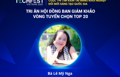 Đại diện WeAngels tham gia ban Giám Khảo Top 20 Cuộc thi quốc gia thuộc TECHFEST 2022 